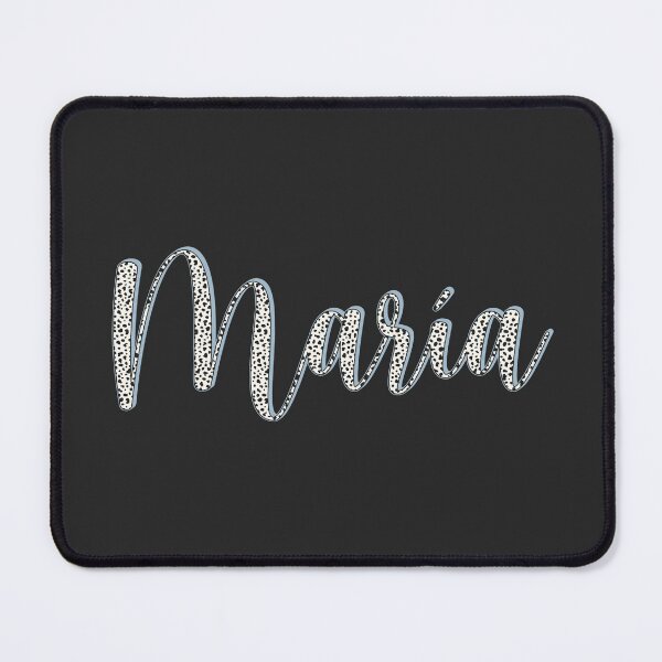 Item preview, María name, Dalmatian pattern María first name designed and sold by Danylo Mikhnievych.