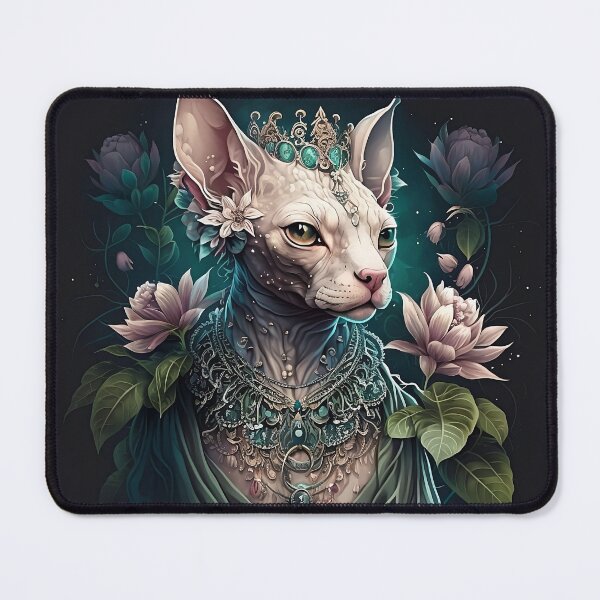 Item preview, Hybrid Alien Enchanted Sphynx Nature Goddess designed and sold by Nocturne  Paws.