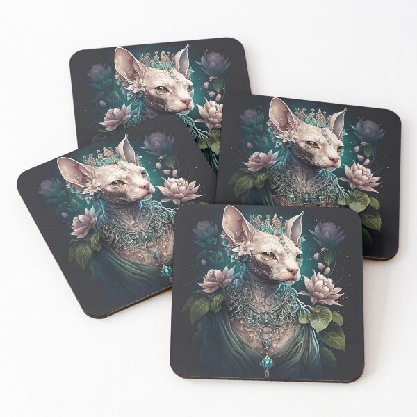 Item preview, Hybrid Alien Enchanted Sphynx Nature Goddess designed and sold by Nocturne  Paws.