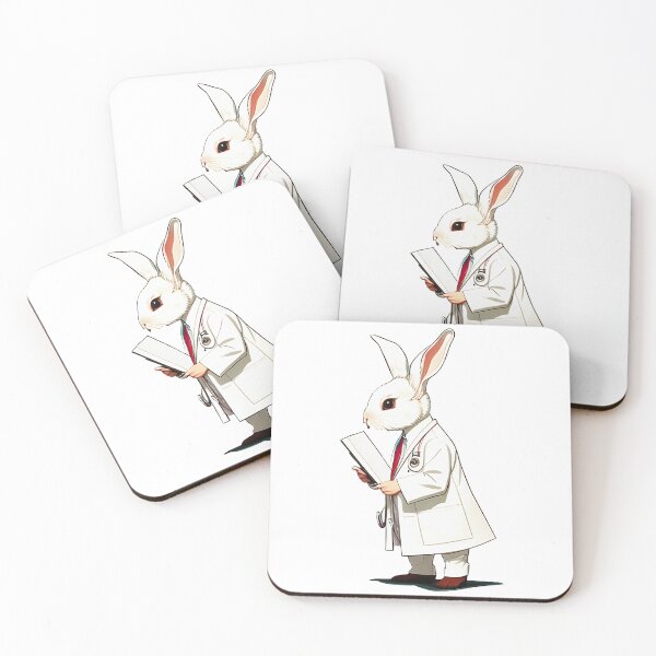 Item preview, Cute baby doctor rabbit illustration 1 designed and sold by vishalraifx.
