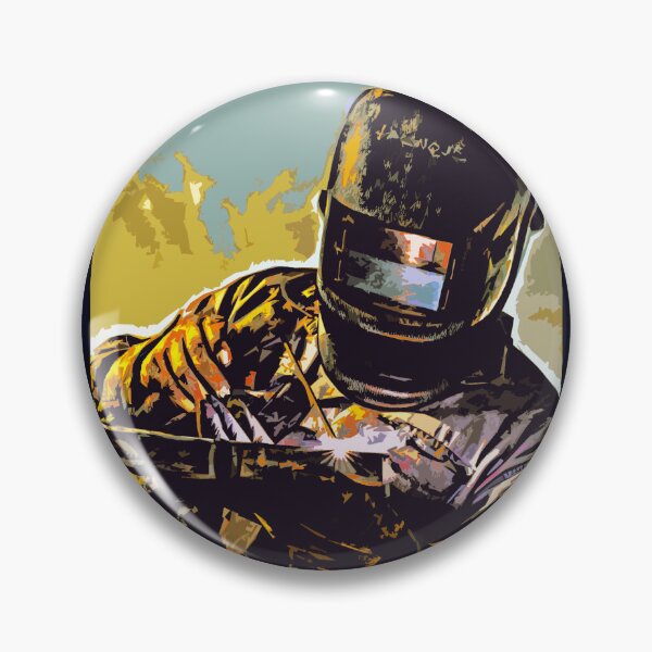 Artikelvorschau, Welder pop art style illustration entworfen und verkauft von KondeHipe.