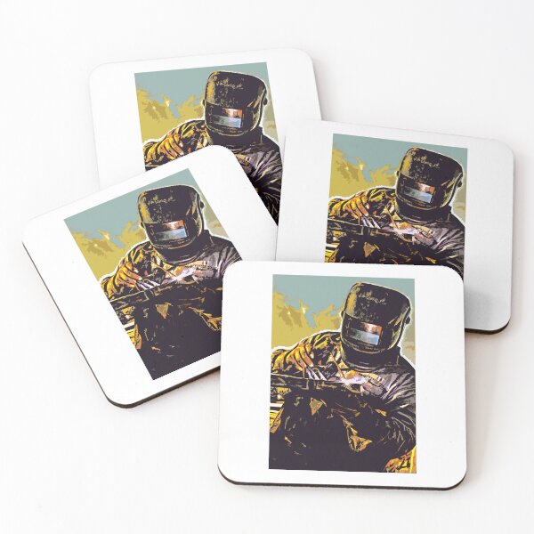 Artikelvorschau, Welder pop art style illustration entworfen und verkauft von KondeHipe.