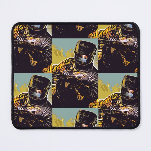 Item preview, Welder pop art style illustration designed and sold by KondeHipe.