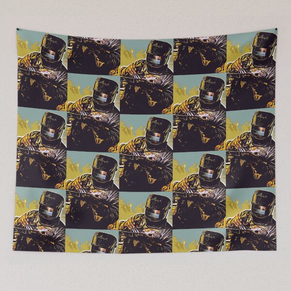Item preview, Welder pop art style illustration designed and sold by KondeHipe.