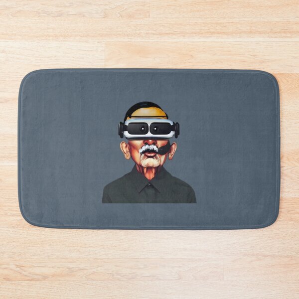 Item preview, CGandhi in VR Color sticker Portrait Half Body  symmetric 2800x2800 transparent background  designed and sold by AlvaWeber.