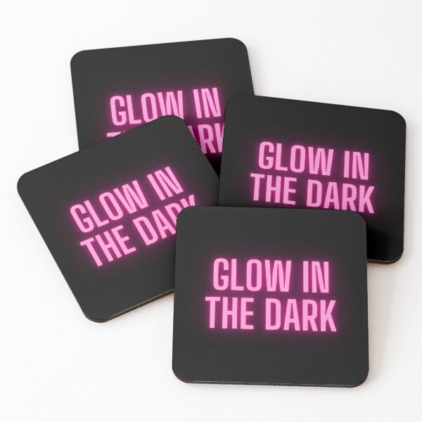 Item preview, Glow in the dark written in pink neon font designed and sold by diahsariw.