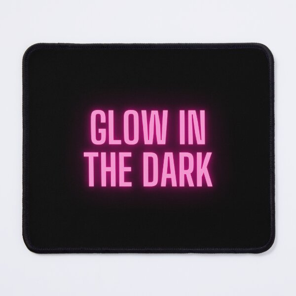 Item preview, Glow in the dark written in pink neon font designed and sold by diahsariw.