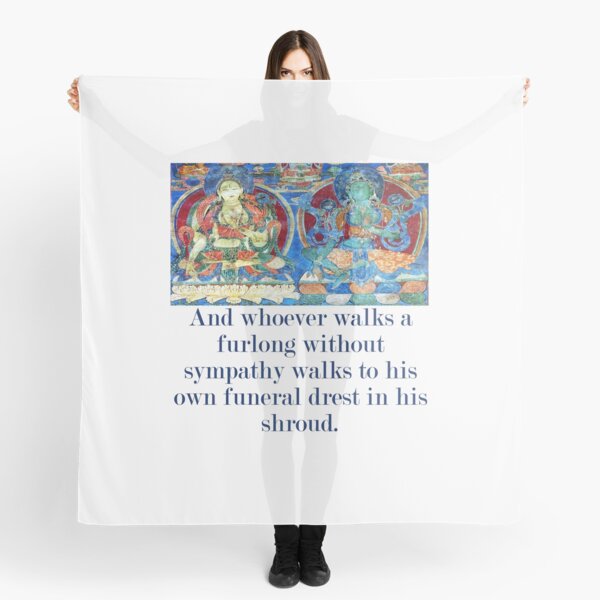 Aperçu de l'œuvre Et quiconque marche un furlong - Citation de compassion créée et vendue par CrankyOldDude.