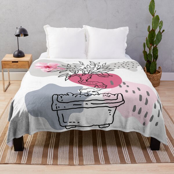 Item preview, Bonsai Tree - composition gray pink designed and sold by piesdesignart.