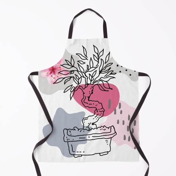 Item preview, Bonsai Tree - composition gray pink designed and sold by piesdesignart.