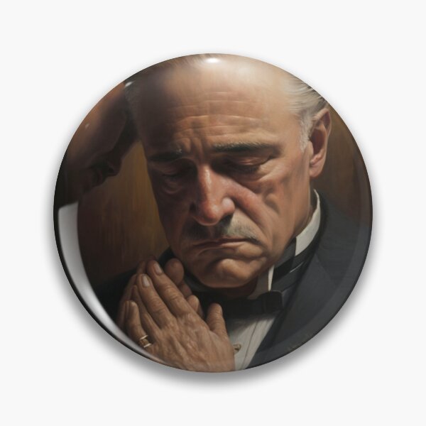 Item preview, Vito Corleone Hyper realistic Oil Painting designed and sold by rohhos.