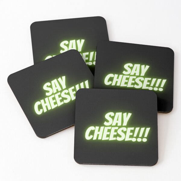 Item preview, Say cheese written in yellow neon font designed and sold by diahsariw.