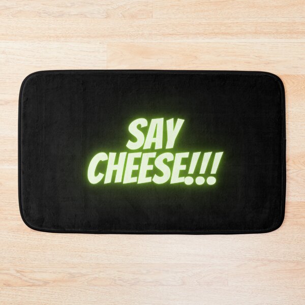 Item preview, Say cheese written in yellow neon font designed and sold by diahsariw.