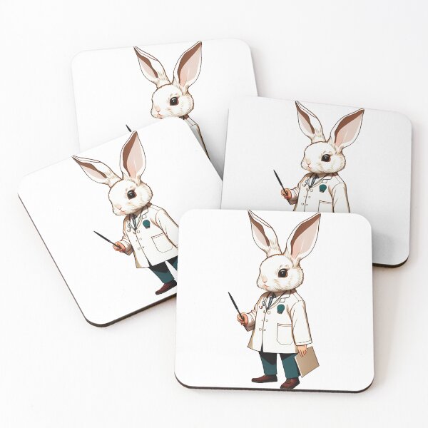 Item preview, Cute baby doctor rabbit illustration 2 designed and sold by vishalraifx.