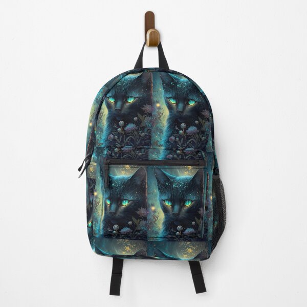 Item preview, Enchanted Evening with Black Cat Flowers & Moonlit Beauty 5 designed and sold by idreamaboutcats.