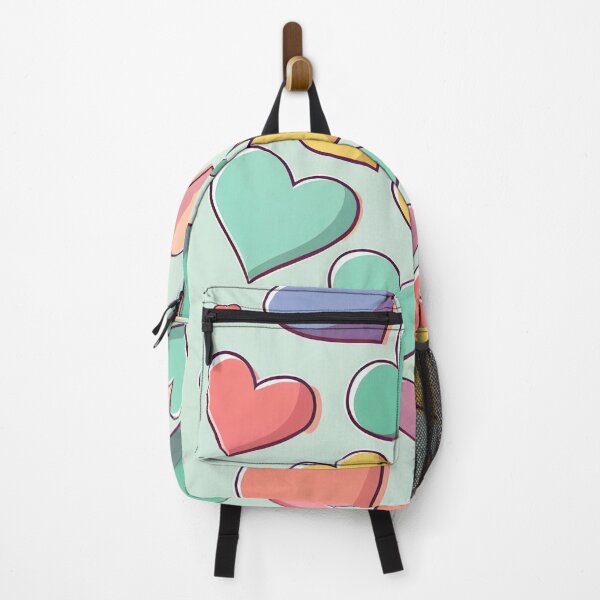 Item preview, Bright colorful love hearts design, cartoon style designed and sold by Deanne Ward.