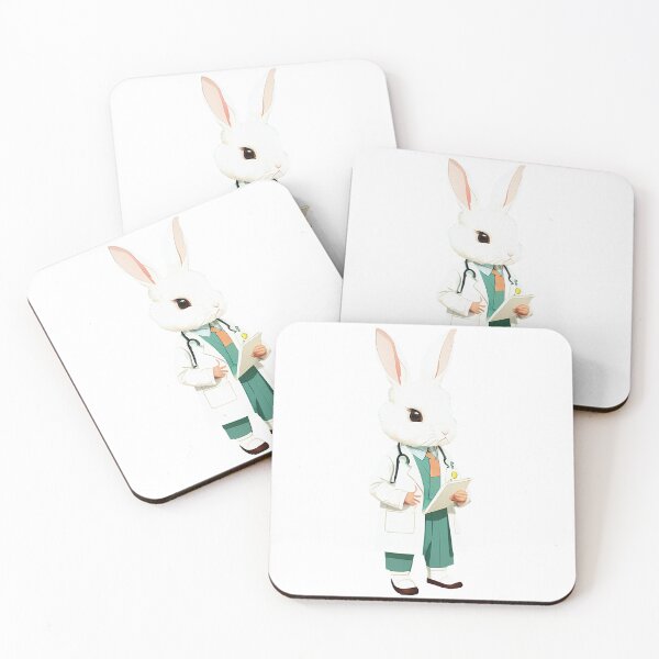 Item preview, Cute baby doctor rabbit illustration 3 designed and sold by vishalraifx.
