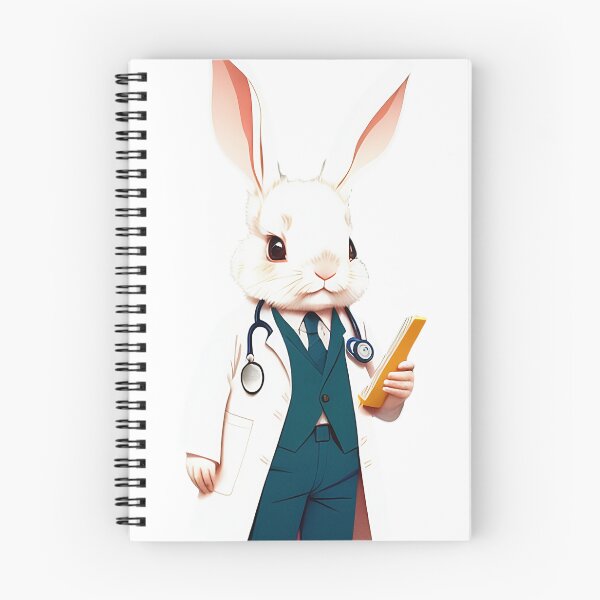 Item preview, Cute baby doctor rabbit illustration 4 designed and sold by vishalraifx.