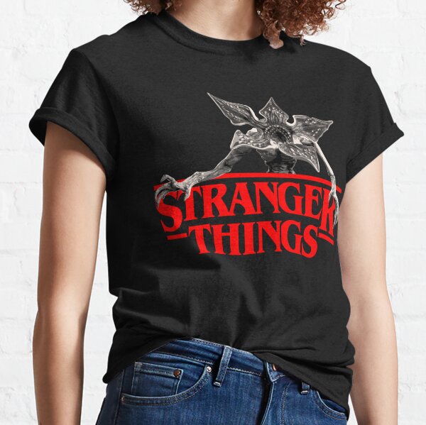 Stranger Things illustration, T-shirt Eleven Demogorgon Television