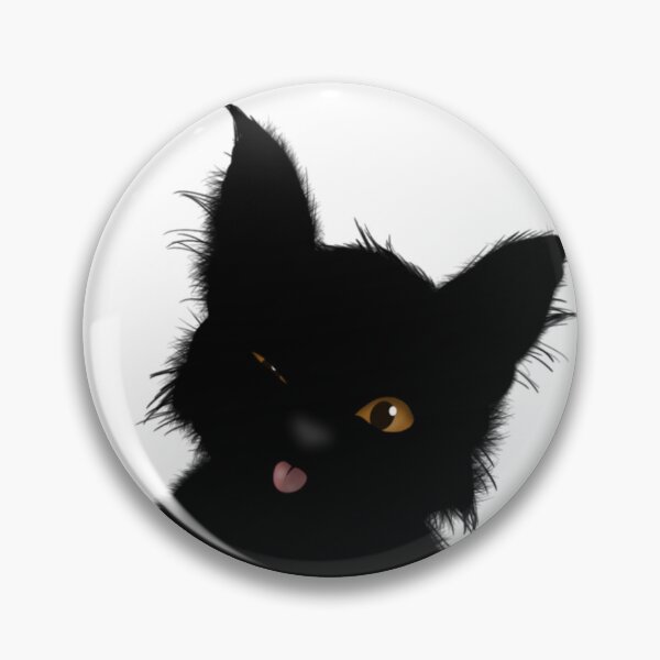 Item preview, scruffy black kitten by Maxine Gadd  designed and sold by Maxine Gadd.
