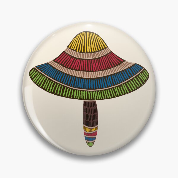Item preview, AP262-6 African Ethnic Mushroom designed and sold by DuckyRubin.