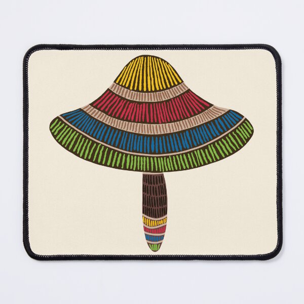 Item preview, AP262-6 African Ethnic Mushroom designed and sold by DuckyRubin.