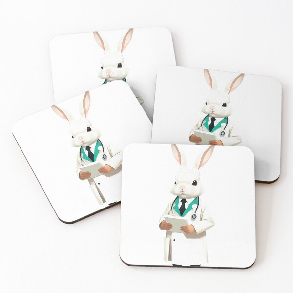 Item preview, Cute baby doctor rabbit illustration 9 designed and sold by vishalraifx.