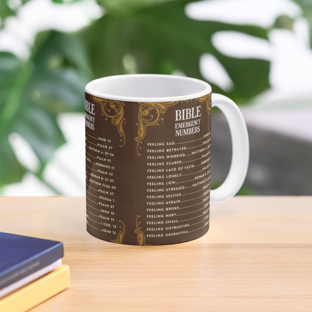 Bible Emergency Hotline Numbers Cool Christian S Coffee Mug by Noirty  Designs - Pixels