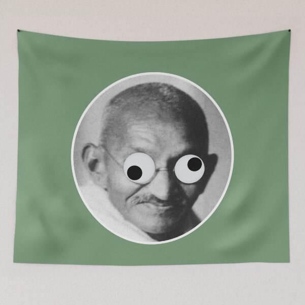 Item preview, Googly Eyed Gandhi  designed and sold by AlvaWeber.