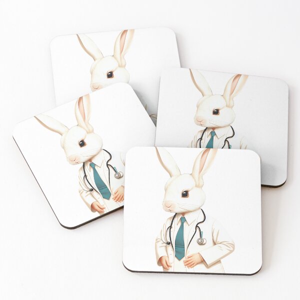 Item preview, Cute baby doctor rabbit illustration 12 designed and sold by vishalraifx.