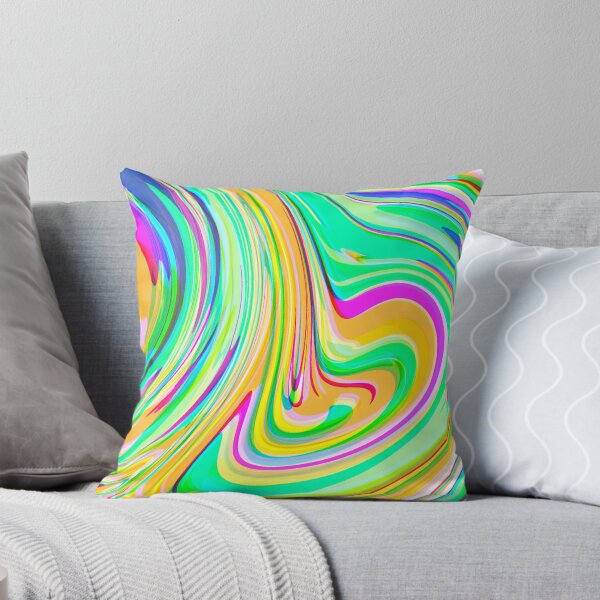 Item preview, Hot Pink, Green, Yellow, Blue and Orange, Marble Pattern Design designed and sold by theprintedclub.