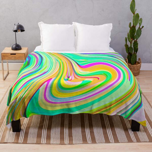 Item preview, Hot Pink, Green, Yellow, Blue and Orange, Marble Pattern Design designed and sold by theprintedclub.