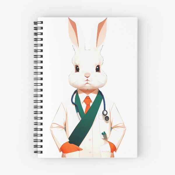 Item preview, Cute baby doctor rabbit illustration 14 designed and sold by vishalraifx.