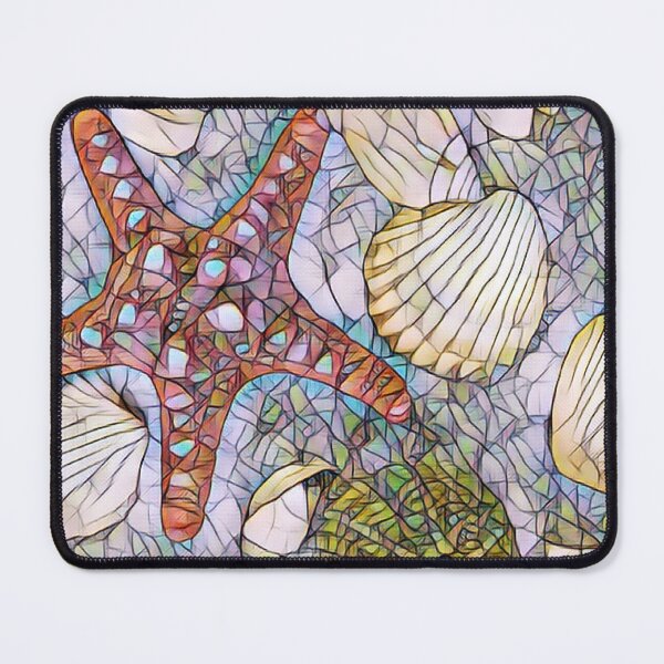 Item preview, Starfish and Sea shells - Abstract designed and sold by tomorrowsart.