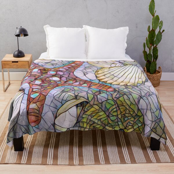Item preview, Starfish and Sea shells - Abstract designed and sold by tomorrowsart.