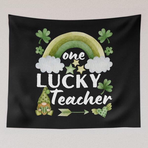 Item preview, One Lucky Teacher Rainbow St Patric's Day  designed and sold by Luckydesign1975.