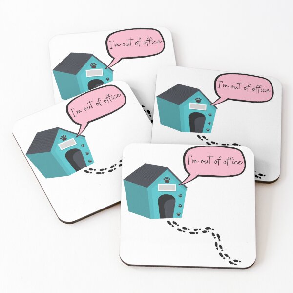Item preview, Out of office Sticker designed and sold by Mosaic-Bubble.
