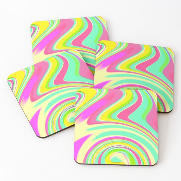 Item preview, Hot Pink, Green, Yellow Marble Pattern Design designed and sold by theprintedclub.