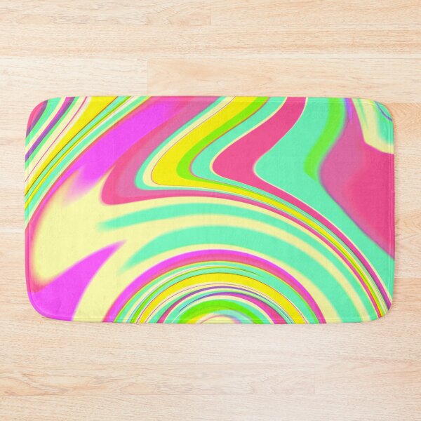 Item preview, Hot Pink, Green, Yellow Marble Pattern Design designed and sold by theprintedclub.