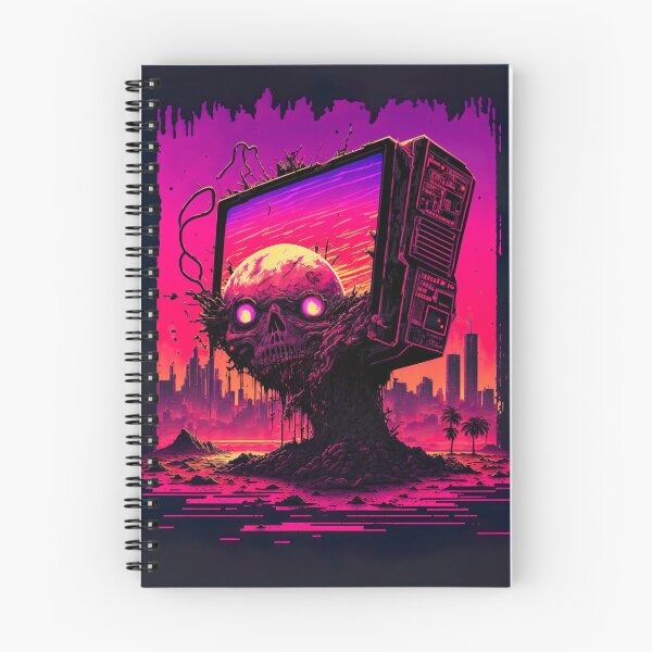 Item preview, Post Apocalyptic Synthwave Skull Billboard designed and sold by Nightarcade.