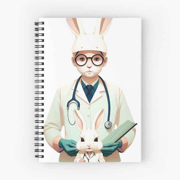 Item preview, Cute baby doctor rabbit illustration 16 designed and sold by vishalraifx.