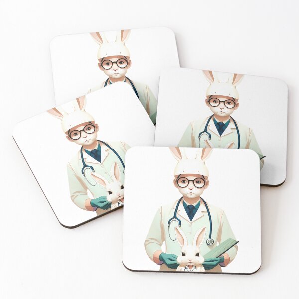 Item preview, Cute baby doctor rabbit illustration 16 designed and sold by vishalraifx.
