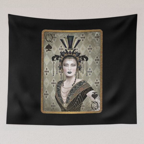 Item preview, Queen of spades by Maxine Gadd  designed and sold by Maxine Gadd.