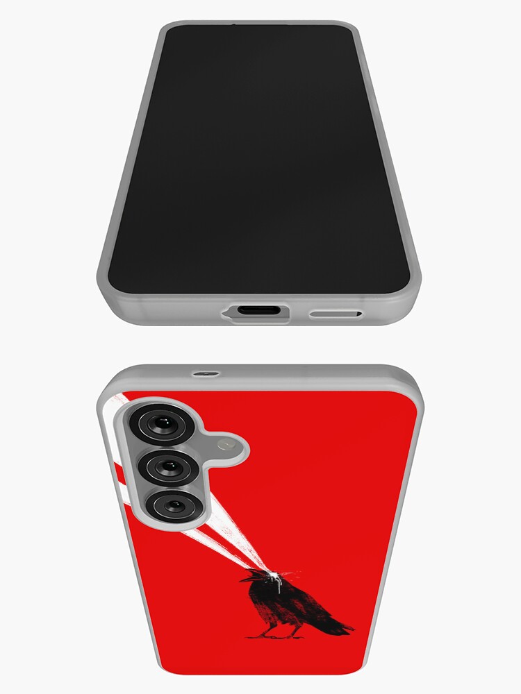 Thumbnail 3 of 4, Samsung Galaxy Phone Case, Laser crow designed and sold by robertfarkas.