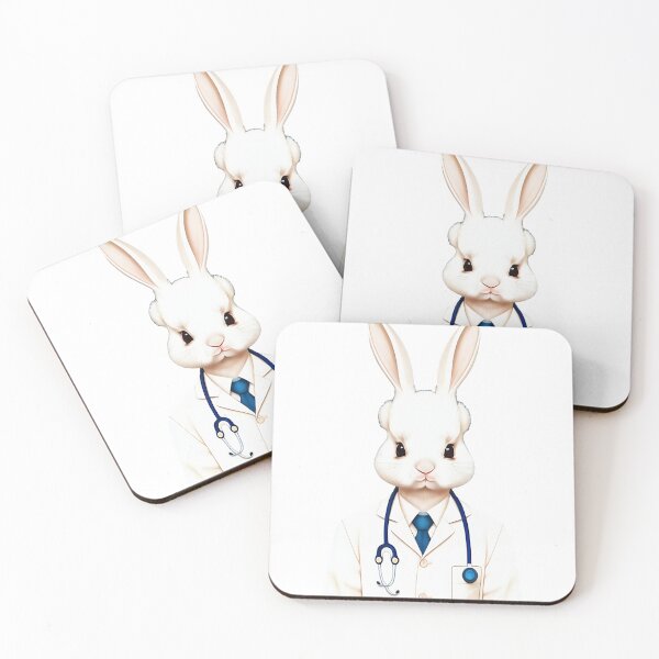Item preview, Cute baby doctor rabbit illustration 21 designed and sold by vishalraifx.
