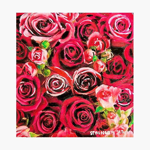 Item preview, Red roses abloom designed and sold by Artist Gary Springer.