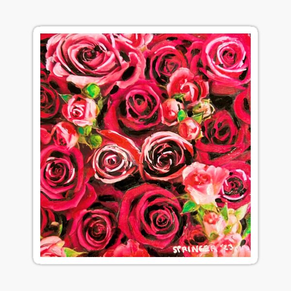 Item preview, Red roses abloom designed and sold by Artist Gary Springer.