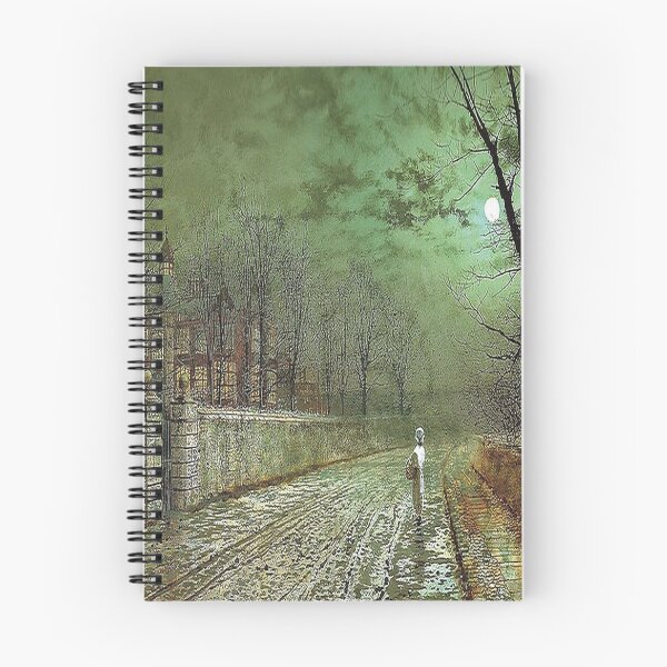 Item preview, John Atkinson Grimshaw - A Moonlit Evening designed and sold by tomorrowsart.