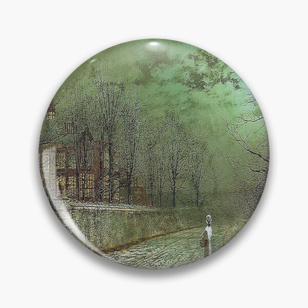 Item preview, John Atkinson Grimshaw - A Moonlit Evening designed and sold by tomorrowsart.