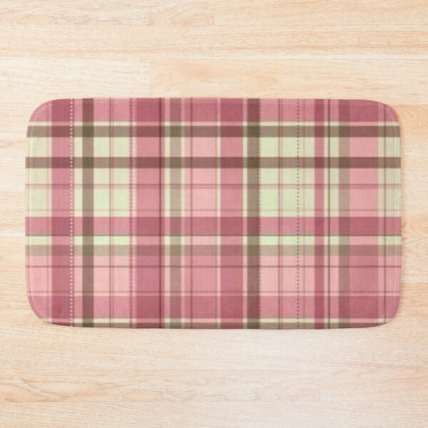 Item preview, Pink and Brown Plaid Pattern designed and sold by Donkey's Salad.